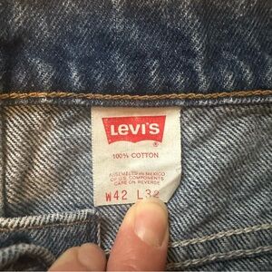 Levi's 505 Classic Blue Jeans 42x32